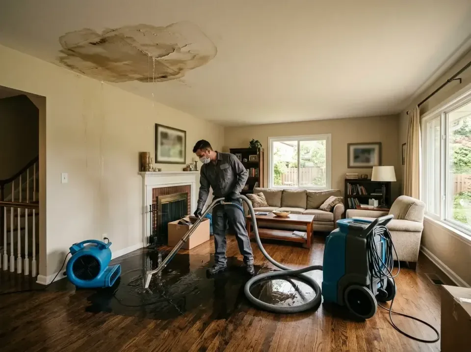 attic-pipe-burst-ceiling-drip-008 — frequently asked questions, Water Damage Restoration & Carpet Care in Lansdowne, MD